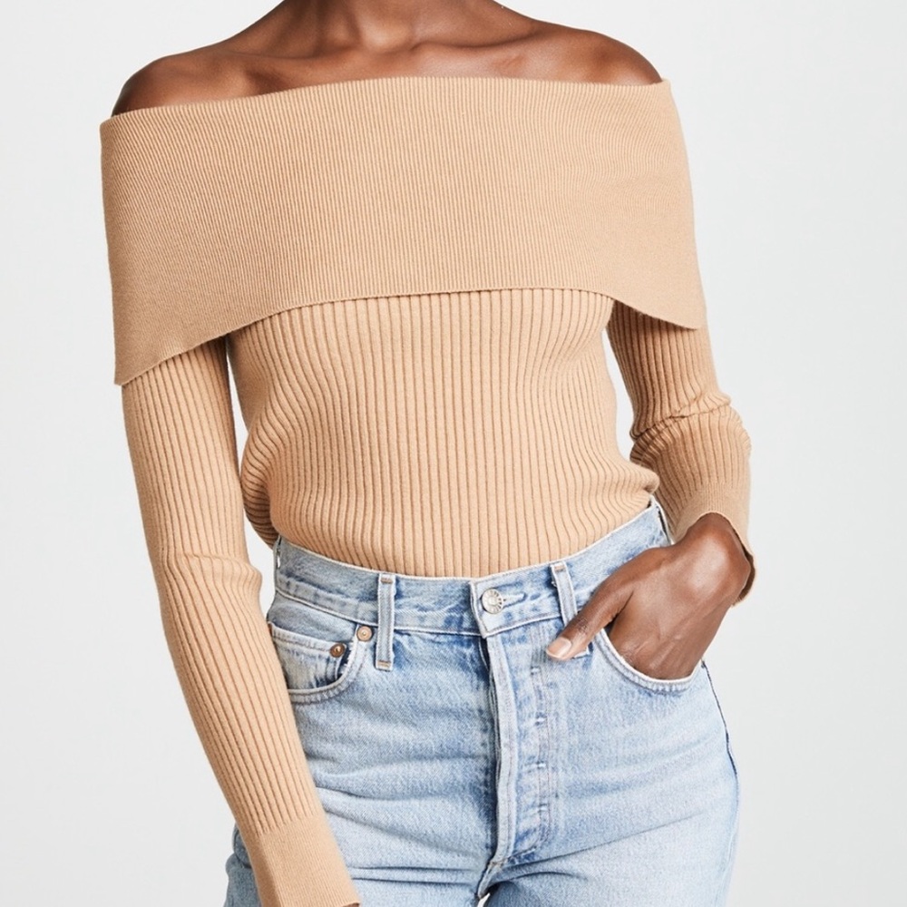 NWT English Factory off the shoulder sweater